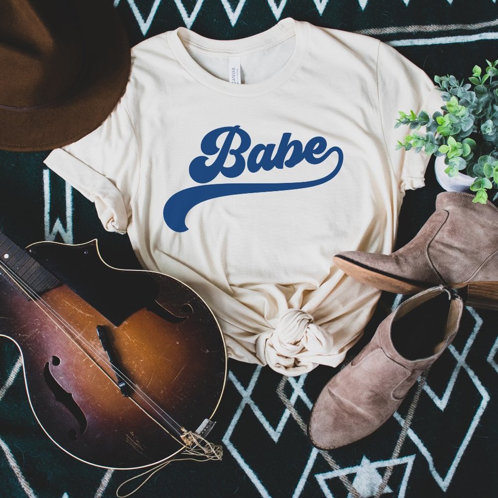 Babe T-shirt Women Unisex Graphic Tee NEW - Picture 4 of 5